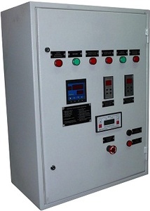 Комплект автоматики котла Е-1.0-0.9ГМ. Комплектация: Щит управления, МЭО, ЗЗУ, колонка уровнемерная, датчики.